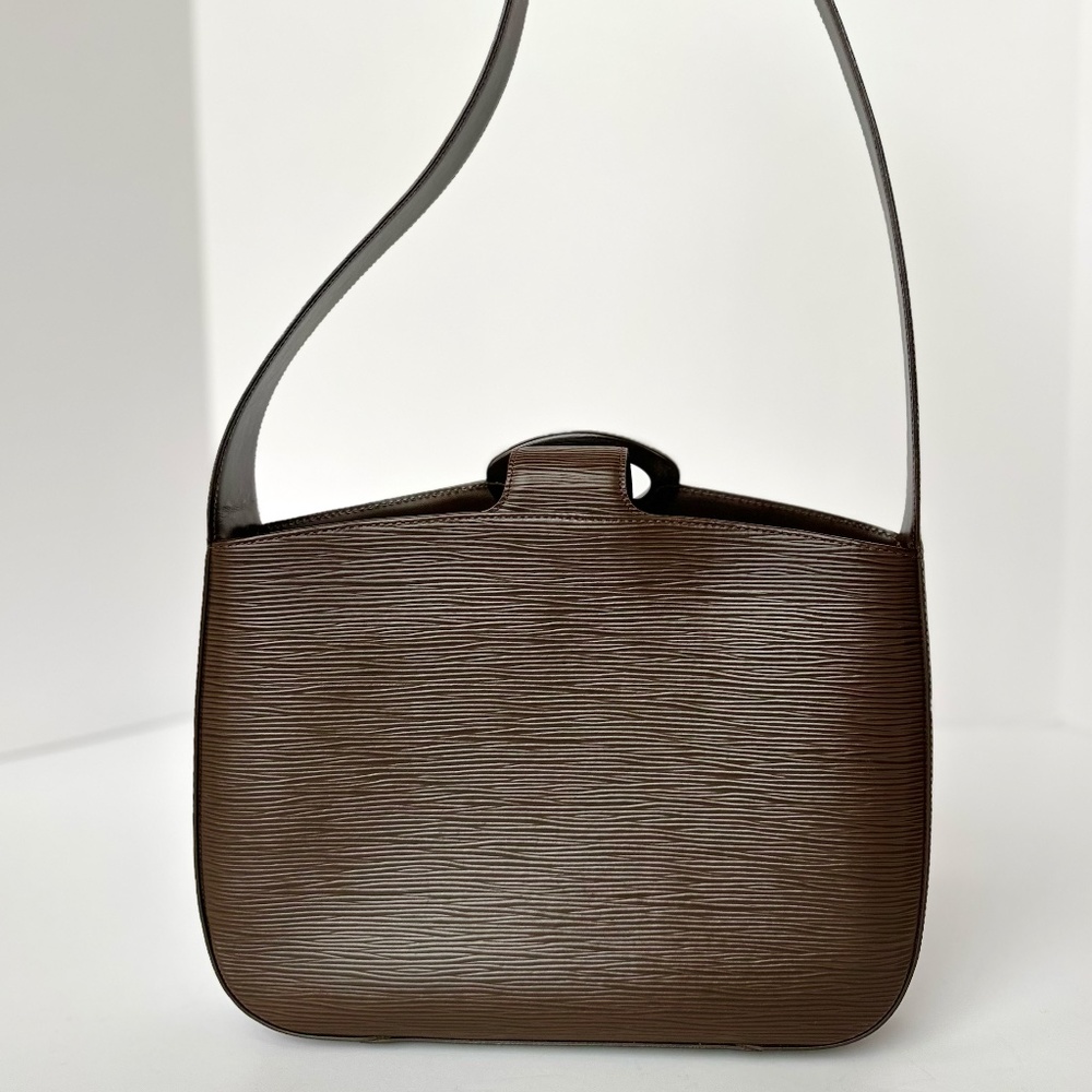 Louis Vuitton Moka Epi Leather Reverie Vintage Shoulder Bag - Picture 3 of 13